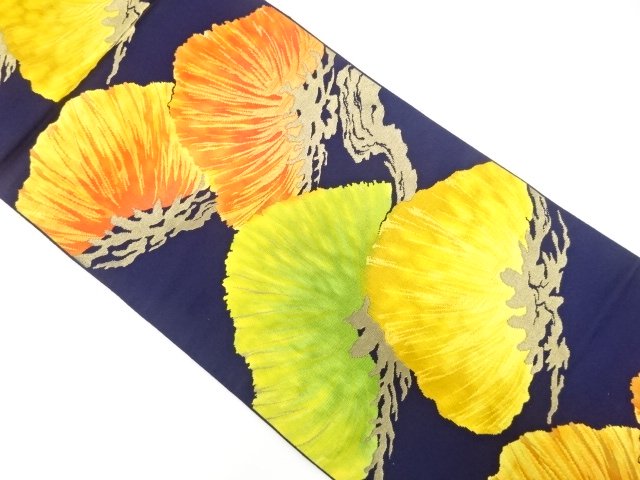 JAPANESE KIMONO / NAGOYA OBI / CHIKUZEN HAKATA / WOVEN PINE